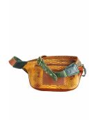 Marsupi in pelle marrone - 27x6x16 cm - Buone condizioni