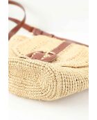 Beigefarbene Korbhandtaschen - 29x10x22 cm - Guter Zustand