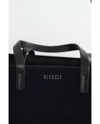 Bolsos de gamuza azul marino - 29x14x33 cm - En muy buen estado