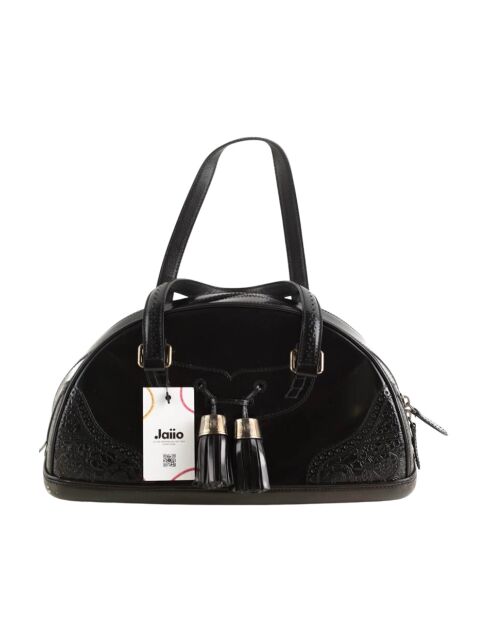 Bolsos de charol negros - 35x18x20 cm - En buen estado