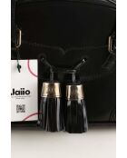 Bolsos de charol negros - 35x18x20 cm - En buen estado