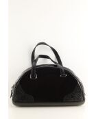 Bolsos de charol negros - 35x18x20 cm - En buen estado