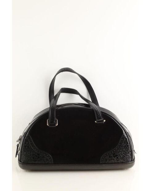 Bolsos de charol negros - 35x18x20 cm - En buen estado