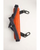 Sacs en cuir orange - 28x7x20 cm - Très bon état