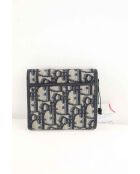 Marineblaue Lederbrieftaschen - Sehr guter Zustand