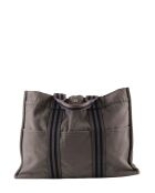 Graue Baumwollhandtaschen - 42x8x30 cm - Guter Zustand