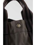 Graue Baumwollhandtaschen - 42x8x30 cm - Guter Zustand