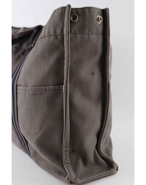 Graue Baumwollhandtaschen - 42x8x30 cm - Guter Zustand