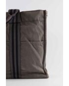 Graue Baumwollhandtaschen - 42x8x30 cm - Guter Zustand