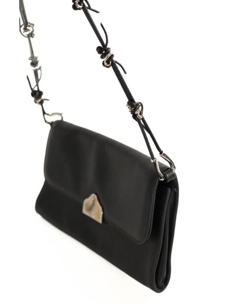 Zwarte leren handtassen - 24x3x12,5 cm - Goede conditie