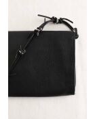 Zwarte leren handtassen - 24x3x12,5 cm - Goede conditie