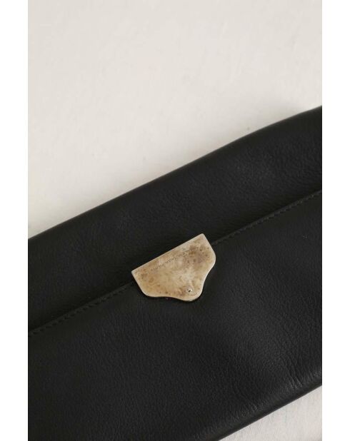 Zwarte leren handtassen - 24x3x12,5 cm - Goede conditie