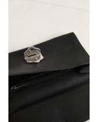 Zwarte leren handtassen - 24x3x12,5 cm - Goede conditie