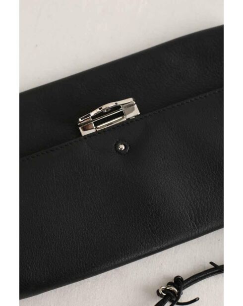 Zwarte leren handtassen - 24x3x12,5 cm - Goede conditie