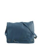Bolsos de piel azul - 33x8x26 cm - En buen estado