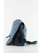 Bolsos de piel azul - 33x8x26 cm - En buen estado