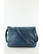 Bolsos de piel azul - 33x8x26 cm - En buen estado