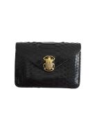 Exotische schwarze Lederbrieftaschen - Guter Zustand