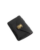 Exotische schwarze Lederbrieftaschen - Guter Zustand