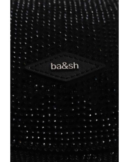 Bolsos negros con purpurina - 23,5x4,5x18 cm - Muy buen estado