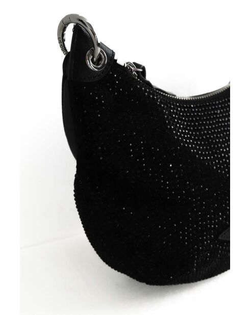 Bolsos negros con purpurina - 23,5x4,5x18 cm - Muy buen estado