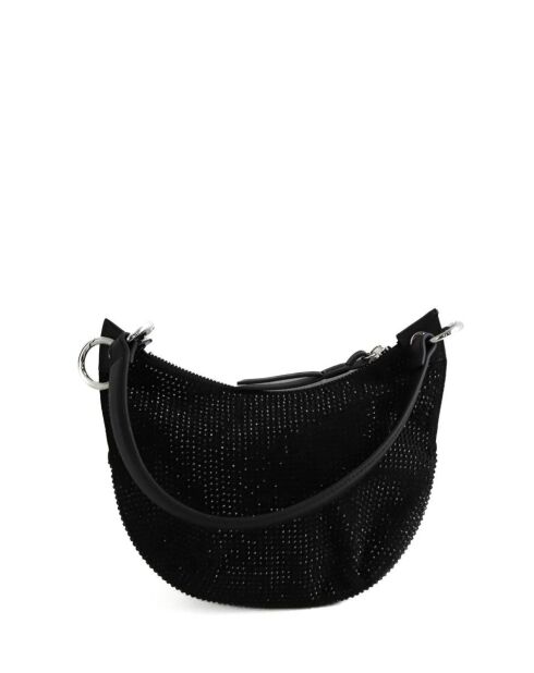 Bolsos negros con purpurina - 23,5x4,5x18 cm - Muy buen estado