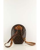 Bruine leren rugzakken - 22x5x32 cm - Goede conditie