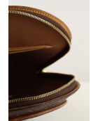 Bruine leren rugzakken - 22x5x32 cm - Goede conditie