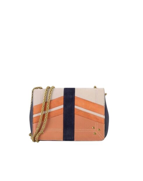 Veelkleurige leren handtassen - 20x10x15 cm - Goede conditie