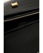 Schwarze exotische Lederhandtaschen - 24x5,5x12 cm - Sehr guter Zustand