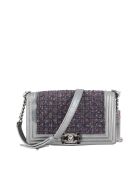 Graue Tweed-Handtaschen - 27x8x19 cm - Guter Zustand