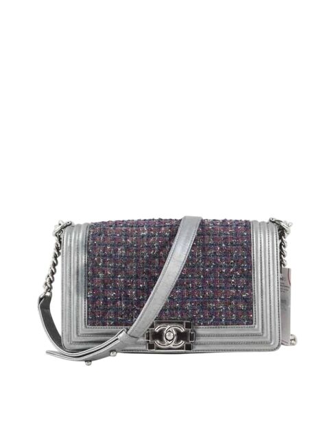 Graue Tweed-Handtaschen - 27x8x19 cm - Guter Zustand