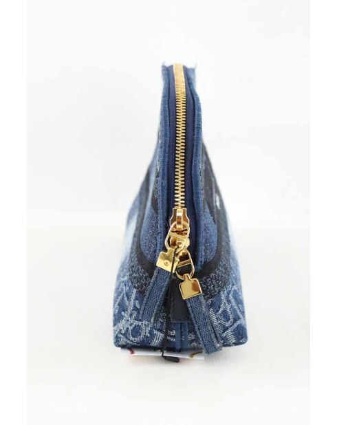Sacs deVoyage en coton bleu - 23x8x13 cm - Très bon état