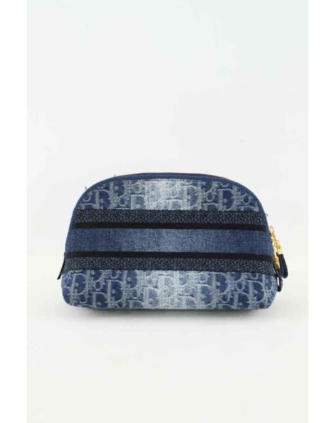 Sacs deVoyage en coton bleu - 23x8x13 cm - Très bon état