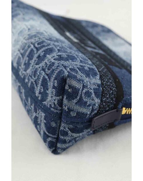 Sacs deVoyage en coton bleu - 23x8x13 cm - Très bon état