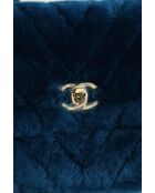 Bolsos de piel azul - 25 x 11 x 18 cm - Nunca usados con etiqueta