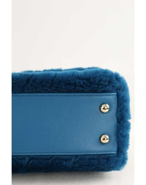 Bolsos de piel azul - 25 x 11 x 18 cm - Nunca usados con etiqueta