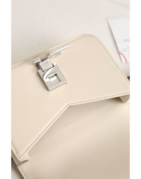 Marsupi in pelle ecru - 18x3x13 cm - Ottime condizioni