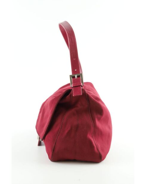 Sacs à main en tissu bordeaux - 28x12x22 cm - Bon état