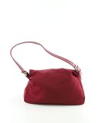 Sacs à main en tissu bordeaux - 28x12x22 cm - Bon état