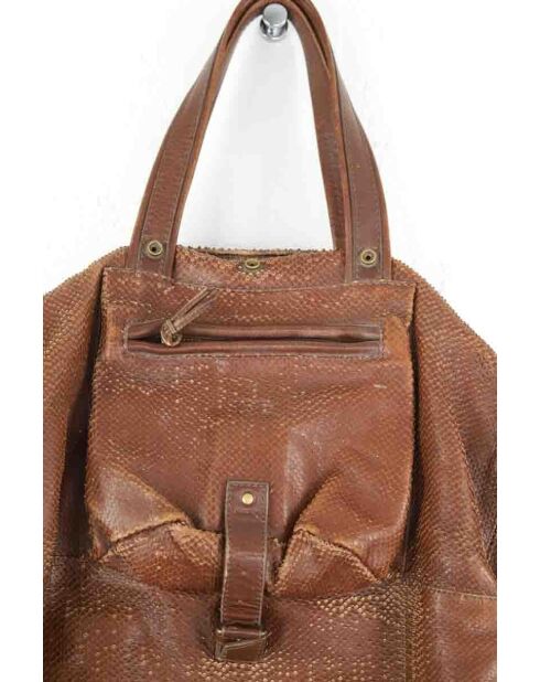 Borse in pelle marrone - 51x21x39 cm - Buone condizioni