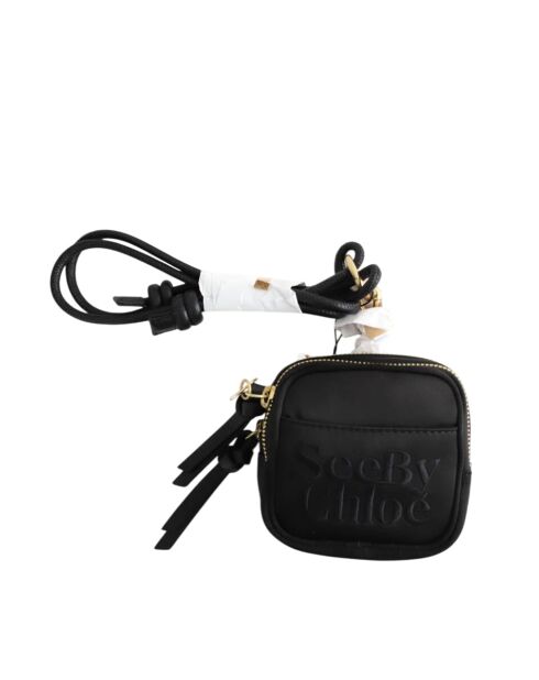 Bolsos de tela negra - 10x10 cm - Nunca usados