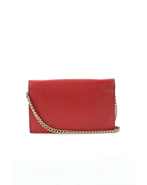 Sacs à main en cuir rouge - 20x5x14 cm - Bon état