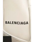 Bolsos de piel blanca - 35x14x29 cm - En buen estado