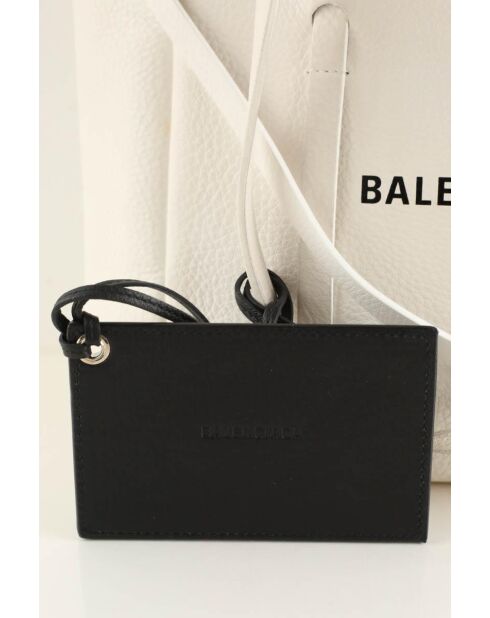 Bolsos de piel blanca - 35x14x29 cm - En buen estado