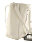 Bolsos de piel blanca - 35x14x29 cm - En buen estado