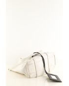 Bolsos de piel blanca - 35x14x29 cm - En buen estado