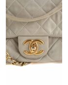 Graue Lederhandtaschen - 28x18x9 cm - Guter Zustand