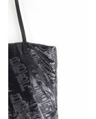 Schwarze Lederhandtaschen - 38x7x43 cm - Sehr guter Zustand