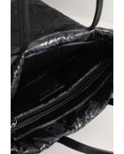 Schwarze Lederhandtaschen - 38x7x43 cm - Sehr guter Zustand